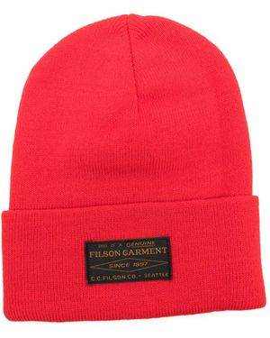 Filson Logo Beanie - Red