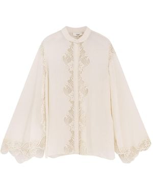 Chloé Biologic Silk Shirt - Natural