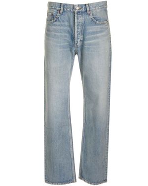 Saint Laurent Straight-Leg Jeans Light - Blue