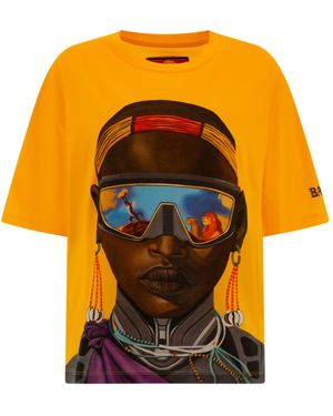 Balmain The Lion King T-Shirts Giallo - Arancione