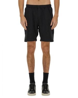 BOSS Technical Fabric Bermuda Shorts - Black