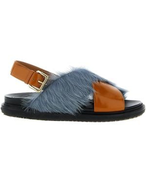 Marni Fussbett Sandals Multicolor - Blue