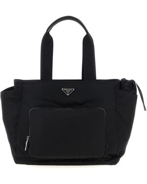 Prada Sailing Shopping Tote Bag - Black