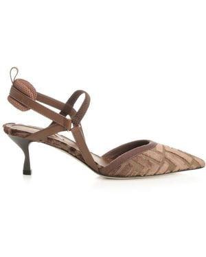 Fendi Colibrì Lite Court Shoes - Brown