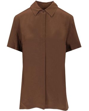 Matteau Short-Sleeved Shirt Shirts - Brown