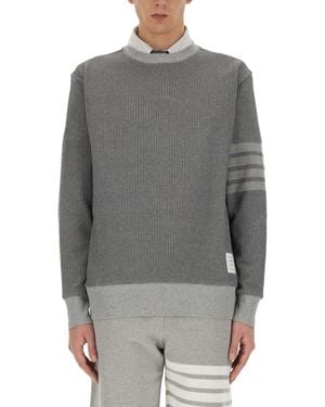 Thom Browne Shirt "4Bar" - Gray