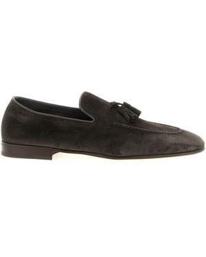 Brunello Cucinelli Penny Loafer Mocassini Grigio-Uomo - Nero