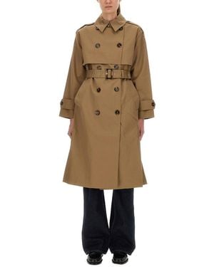 Barbour "Aoife" Rain Trench Coat-Donna - Neutro