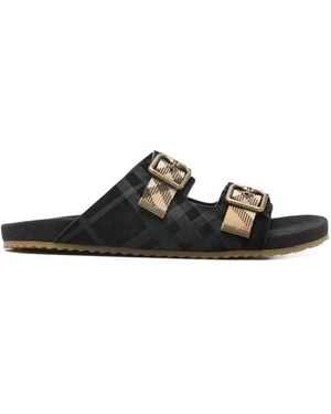 Burberry Shoes Black, Neutral