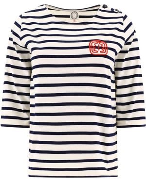 Ines De La Fressange Paris "Marianna" T Shirt - Blue