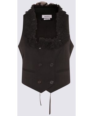 McQueen Top Blacks And Greys-Donna - Nero