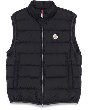 Moncler Gilet Imbottito Contrin-Uomo - Nero