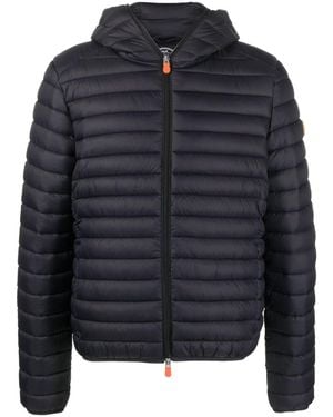 Save The Duck Donald Hooded Puffer Jacket - Black