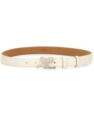 Courreges Ac Mirror Belt in Metallic | Lyst