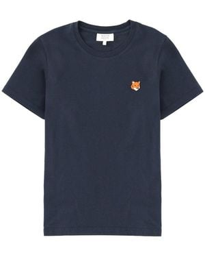 Maison Kitsuné "fox Head" T-shirt - Blue