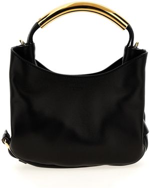 Moschino Handle Me Bag Small Hand Bags - Black