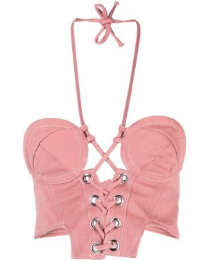Julfer Top Cotone-Donna - Rosa