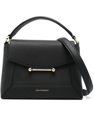 Strathberry Leather Tote Bags - Black