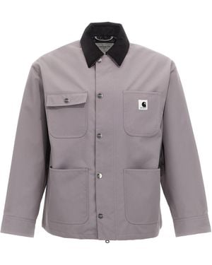 Carhartt Clapton Casual Jackets And Parka - Gray