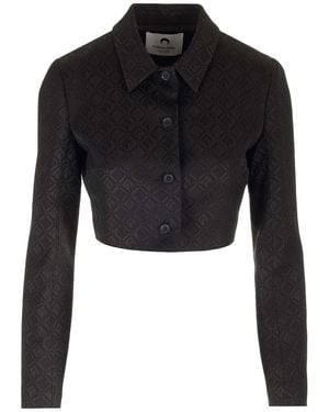 Marine Serre Moon Diamond Jackets - Black