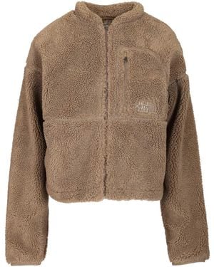 The North Face Extreme Pile Full Zip Fleece Knitwear Brown