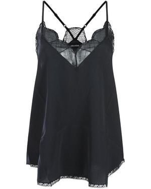 Zadig & Voltaire Top Blacks And Greys