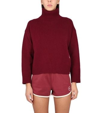 Sporty & Rich Turtleneck Shirt - Red