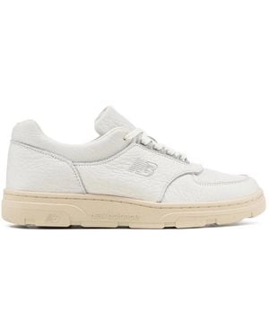 New Balance Leather Trainers - White