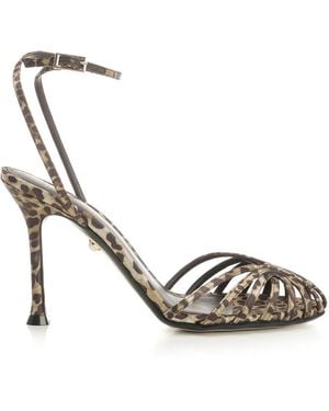 ALEVI Ally Sandals Animalier - Metallic