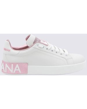 Dolce & Gabbana Sneakers Light And Natural-Donna - Bianco