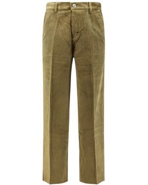 Ami Paris Corduroy Trousers-Uomo - Verde