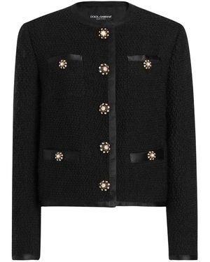 Dolce & Gabbana Giacche Tessuto-Donna - Nero