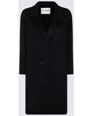 Kujten Coats Marine Fonce - Black