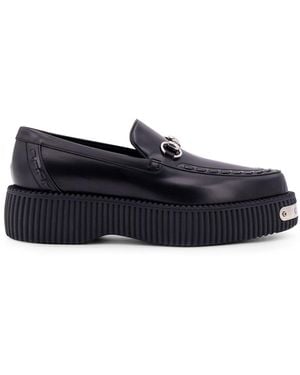 Gucci Creeper Horsebit Leather Loafer - Blue