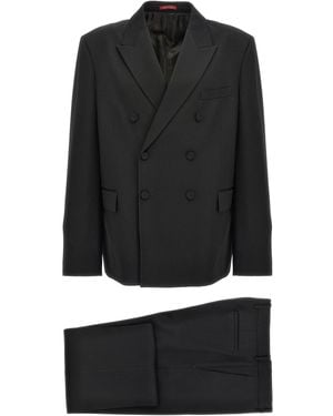 Gucci Double-breasted Dress Completi Black