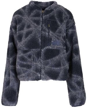 The North Face Full-zip Fleece Extreme Knitwear Blue