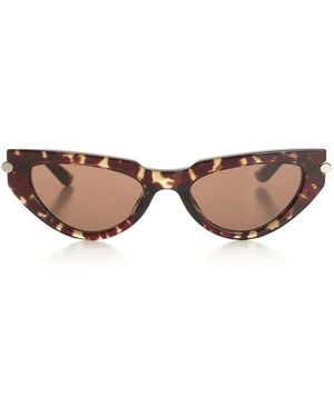 McQueen Acetate Sun Glasses - Pink