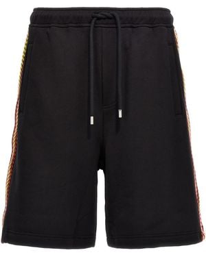 Lanvin Side Curb Bermuda, Short Nero