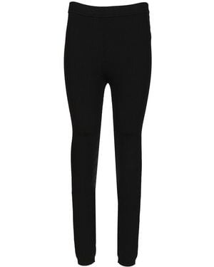 P.A.R.O.S.H. Wool Leggings Trousers Black