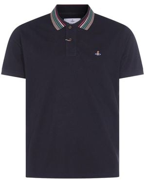 Vivienne Westwood T-shirts And Polos Blacks And Greys - Blue