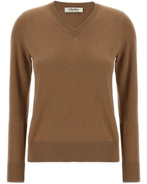 Max Mara Idoneo Jumpers And Cardigans - Brown