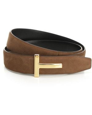 Tom Ford T Belts Green - Black