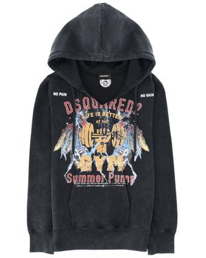 DSquared² Sweatshirt With Print - Black