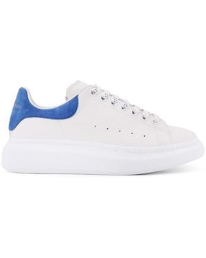 McQueen Leather Sneakers-Uomo - Bianco
