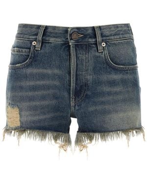 Balenciaga Denim Shorts - Blue