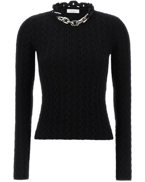 Rabanne Necklace Jumper Jumpers And Cardigans - Black