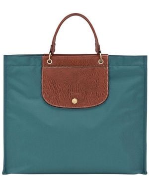 Longchamp "cabas L" Shopping Bag - Blue