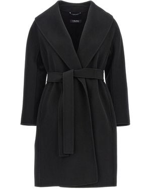 Max Mara Messi Coats And Trench Coats Black