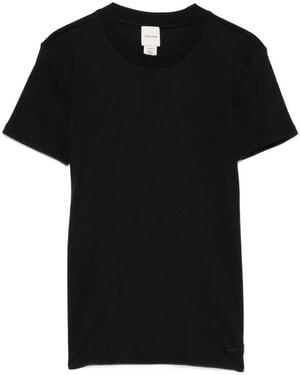 Calvin Klein Cotton T Shirts - Black