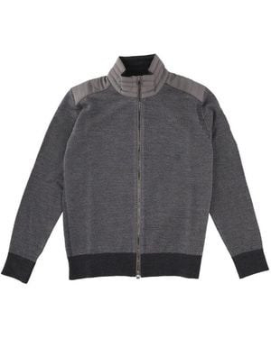 Belstaff "Kelby" Cardigan With Zipper - Grey